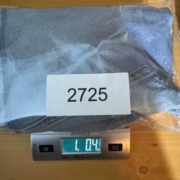 Y2K Old Navy Jean Mini Skirt Size 14 Button Fly Festival Distressed Blue Denim - Picture 8 of 9